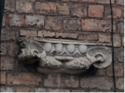 Emblem detail from original school